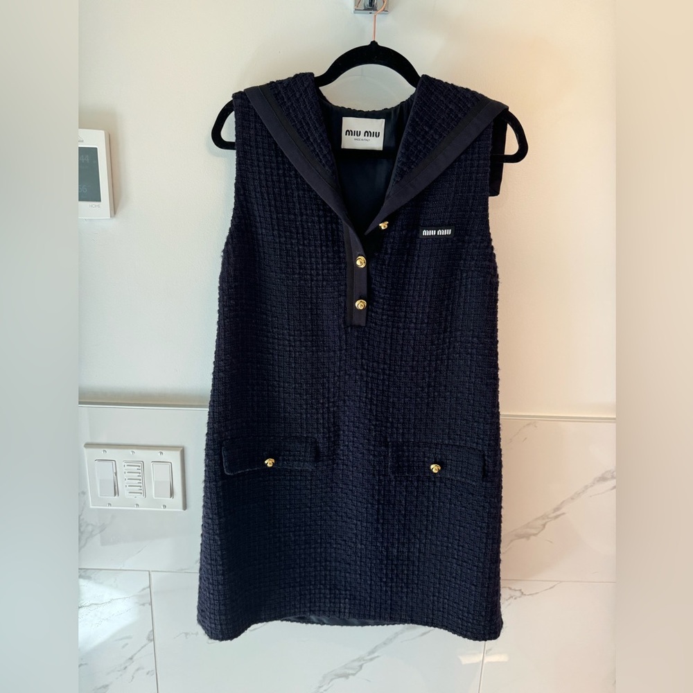 Brand new Miu Miu bouclé dress